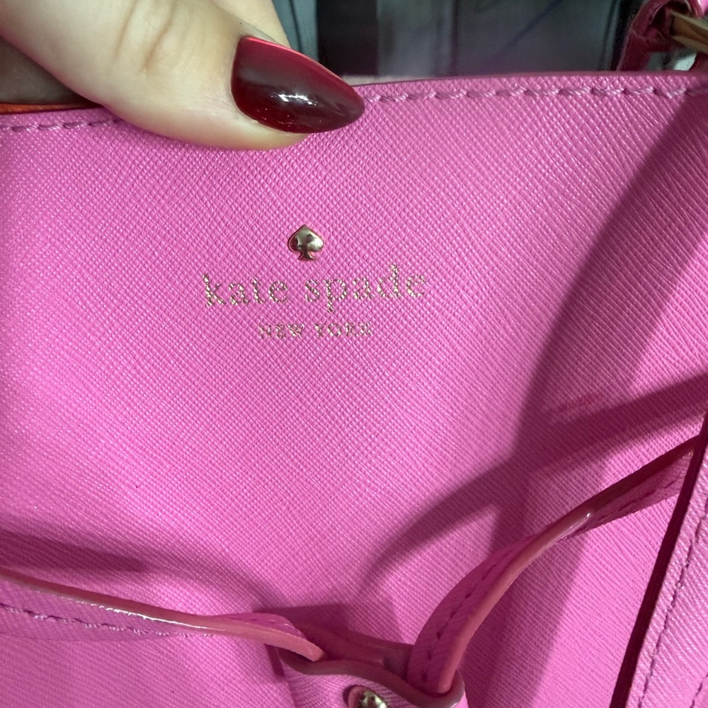 Kate Spade Pink and Orange Shoulder Bag - Picture 3 of 7